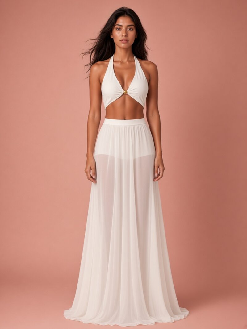 Conjunto Playero Blanco